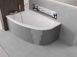 Mexen X-ST styropěnový plášť pro rohovou vanu 240 cm, bílý - 55022-00