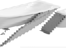 Mexen X-ST polystyrenové pouzdro LED pro rohovou vanu 240 cm, bílá - 55022-01