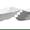 Mexen X-ST polystyrenové pouzdro LED pro rohovou vanu 240 cm, bílá - 55022-01