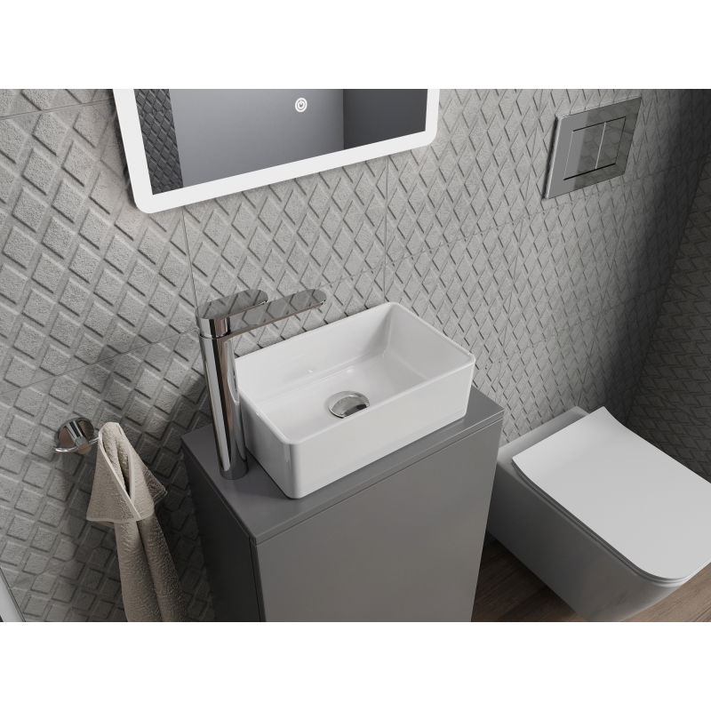 Mexen Nadia umyvadlo na desku 36 x 23 cm, bílá - 21613600