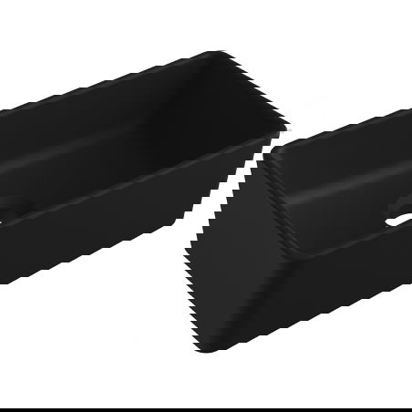 Mexen Nadia umyvadlo na desku 36 x 23 cm, černá matná - 21613685