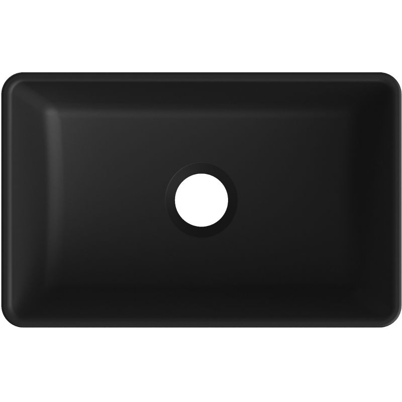 Mexen Nadia umyvadlo na desku 36 x 23 cm, černá matná - 21613685