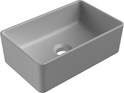 Mexen Nadia umyvadlo na desku 36 x 23 cm, světle šedá mat - 21613661