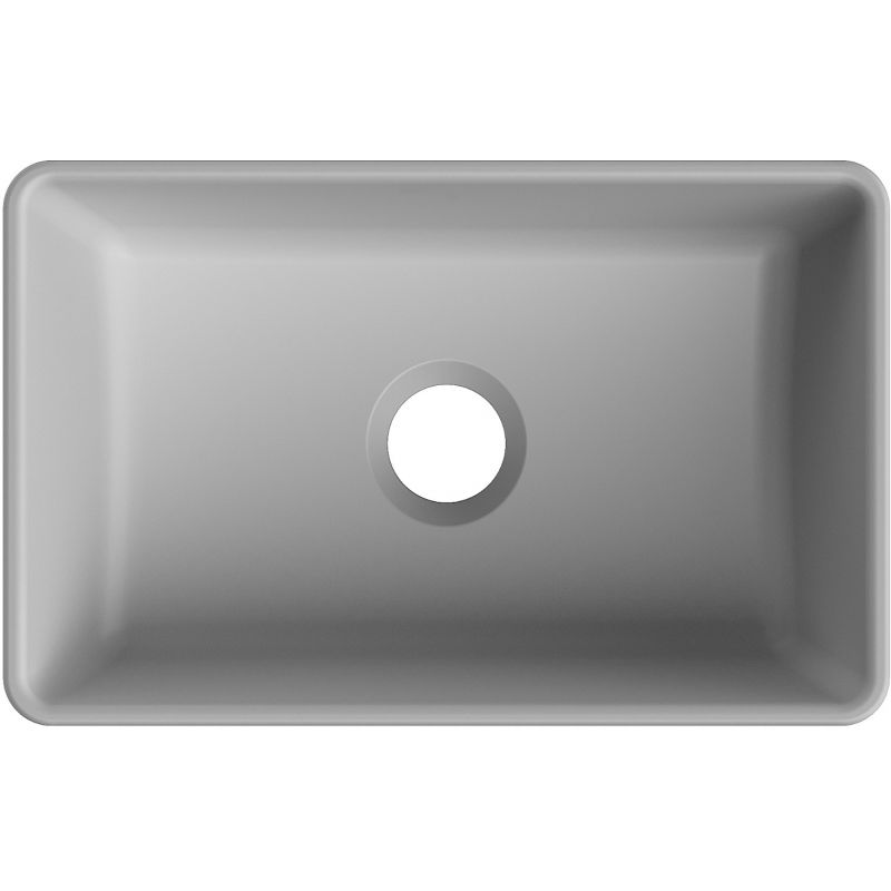 Mexen Nadia umyvadlo na desku 36 x 23 cm, světle šedá mat - 21613661