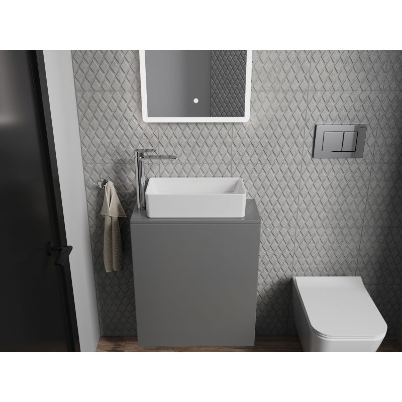 Mexen Nadia umyvadlo na desku 46 x 23 cm, bílá - 21614600