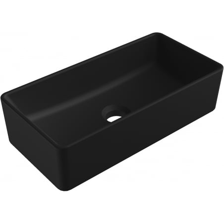 Mexen Nadia umyvadlo na desku 46 x 23 cm, černá matná - 21614685