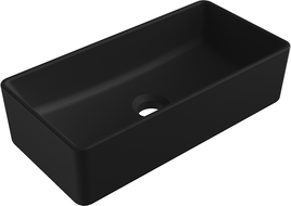 Mexen Nadia umyvadlo na desku 46 x 23 cm, černá matná - 21614685