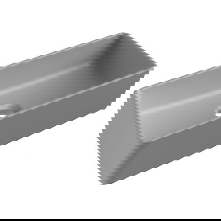 Mexen Nadia umyvadlo na desku 46 x 23 cm, světle šedá mat - 21614661