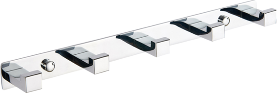 Mexen háček na ručník s pěti úchyty, chrom - 709265-00