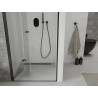 Mexen Lima skládací sprchové dveře 110 cm, průhledné, černé - 856-110-000-70-00
