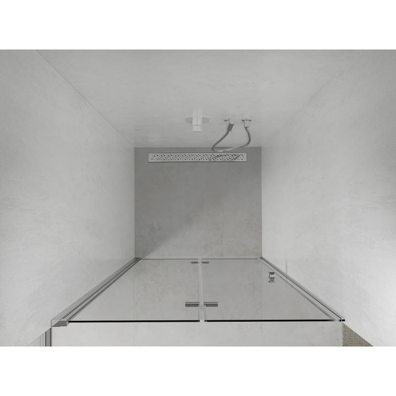 Mexen Lima skládací sprchové dveře 60 cm, transparentní, chrom - 856-060-000-01-00