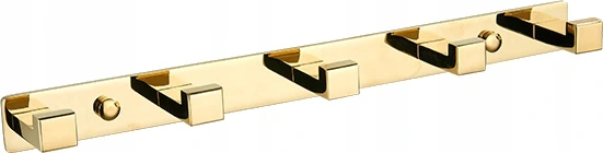 Mexen háček na ručník s pěti úchyty, zlatý - 709265-50