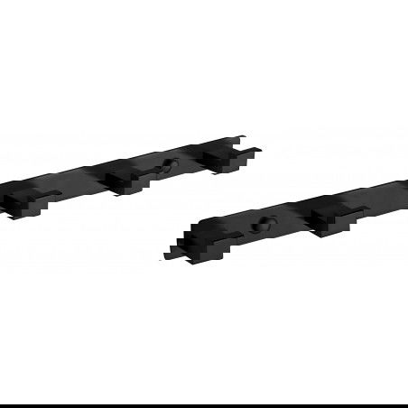 Mexen háček na ručník s pěti držáky, černý - 709265-70