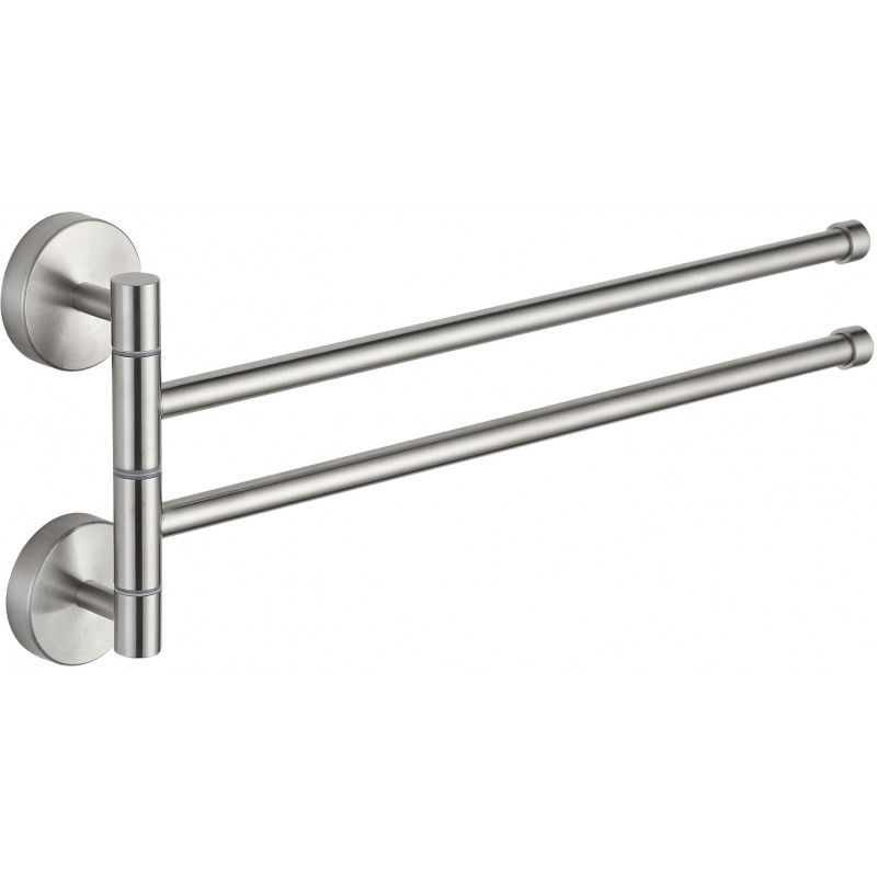 Mexen dvojitý otočný držák na ručník, chrom - 7039242-00