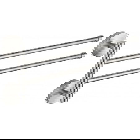 Mexen dvojitý otočný držák na ručník, chrom - 7039242-00