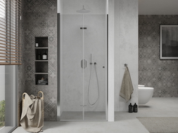 Mexen Lima sprchové dveře skládací 100 cm, transparentní, chrom - 856-100-000-01-00