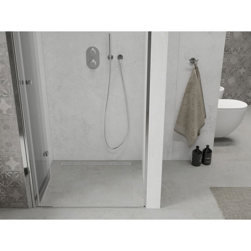 Mexen Lima skládací sprchové dveře 120 cm, transparentní, chrom - 856-120-000-01-00