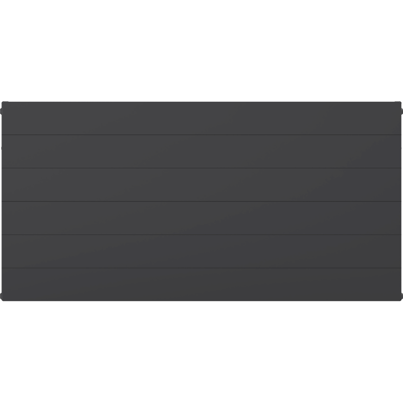 Mexen Line CL21 deskový radiátor 400 x 1800 mm, boční připojení, 1428 W, antracit - W421L-040-180-66