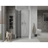 Mexen Lima skládací sprchové dveře 90 cm, grafit, chrom - 856-090-000-01-40