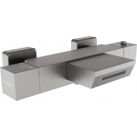 Mexen Cube termostatická vanová baterie, grafit - 77360-66