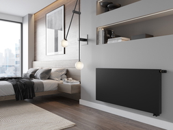 Mexen Flat CVF21 deskový radiátor 400 x 1800 mm, spodní připojení, 1428 W, černý - W621F-040-180-70