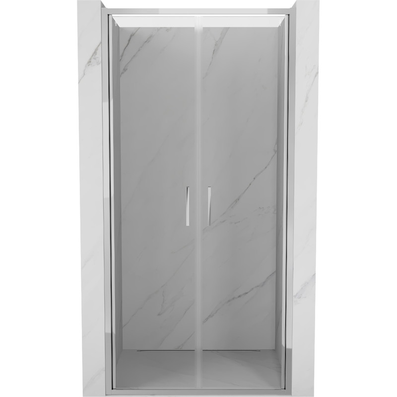 Mexen Exo-B Duo dvojité sprchové dveře 70 cm, průhledné, chrom - 814-070-000-01-00