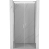 Mexen Exo-B Duo dvoukřídlé sprchové dveře 90 cm, transparentní, chrom - 814-090-000-01-00