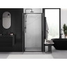 Mexen Exo-B Duo dvojité sprchové dveře 80 cm, průhledné, černé - 814-080-000-70-00
