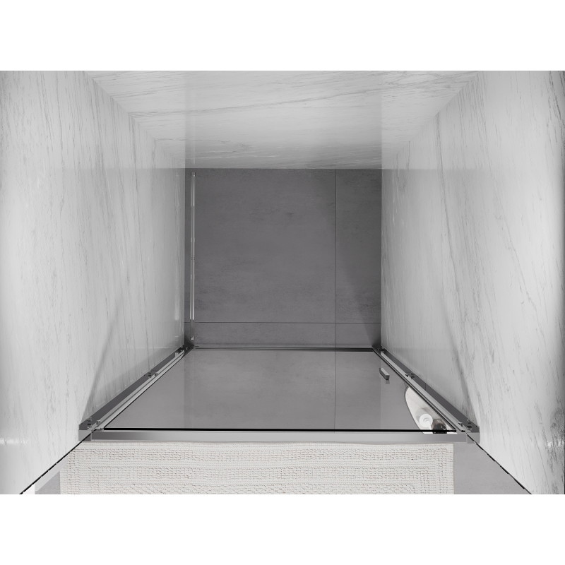 Mexen Exo-B sprchové dveře otevírací 75 cm, transparentní, chrom - 817-075-000-01-00