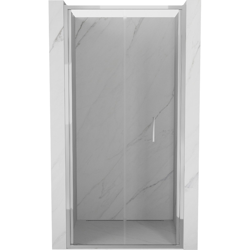 Mexen Exo-F skládací sprchové dveře 80 cm, transparentní, chrom - 816-080-000-01-00