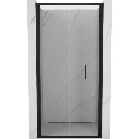 Mexen Exo-F skládací sprchové dveře 70 cm, transparentní, černé - 816-070-000-70-00