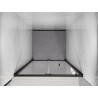 Mexen Exo-F skládací sprchové dveře 100 cm, transparentní, černé - 816-100-000-70-00