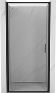 Mexen Exo-B sprchové dveře křídlové 65 cm, průhledné, černé - 817-065-000-70-00