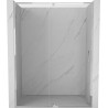 Mexen Exo-R Koupelnové dveře s otočnými panty 145 cm, transparentní, chrom - 819-145-000-01-00