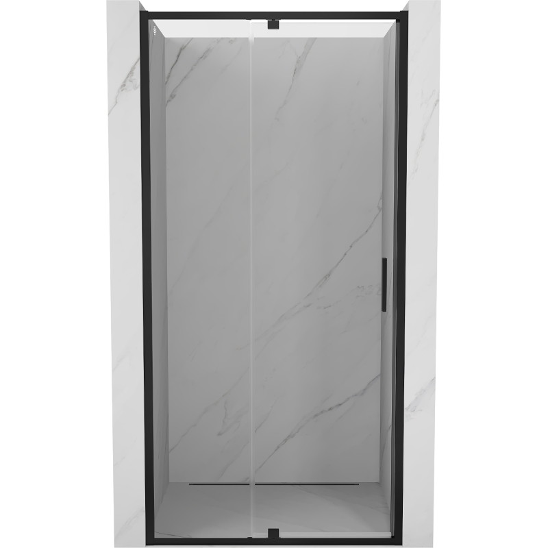 Mexen Exo-R sprchové dveře otočné 105 cm, transparentní, černé - 819-105-000-70-00