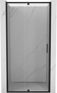 Mexen Exo-R sprchové dveře otočné 105 cm, transparentní, černé - 819-105-000-70-00