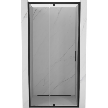 Mexen Exo-R sprchové dveře otočné 100 cm, průhledné, černé - 819-100-000-70-00