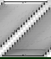 Mexen Exo sprchové dveře výklopné 140 cm, transparentní, černé - 819-140-000-70-00