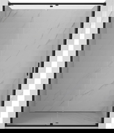 Mexen Exo sprchové dveře otočné 160 cm, transparentní, černé - 819-160-000-70-00