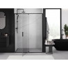 Mexen Exo-R sprchové dveře otevírací 160 cm, transparentní, černé - 819-160-000-70-00