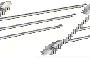 Mexen trojitý otočný věšák na ručníky, chrom - 7039243-00