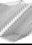 Mexen Exo sprchový kout otevírací 90 x 70 cm, průhledný, chrom - 814-090-070-01-00