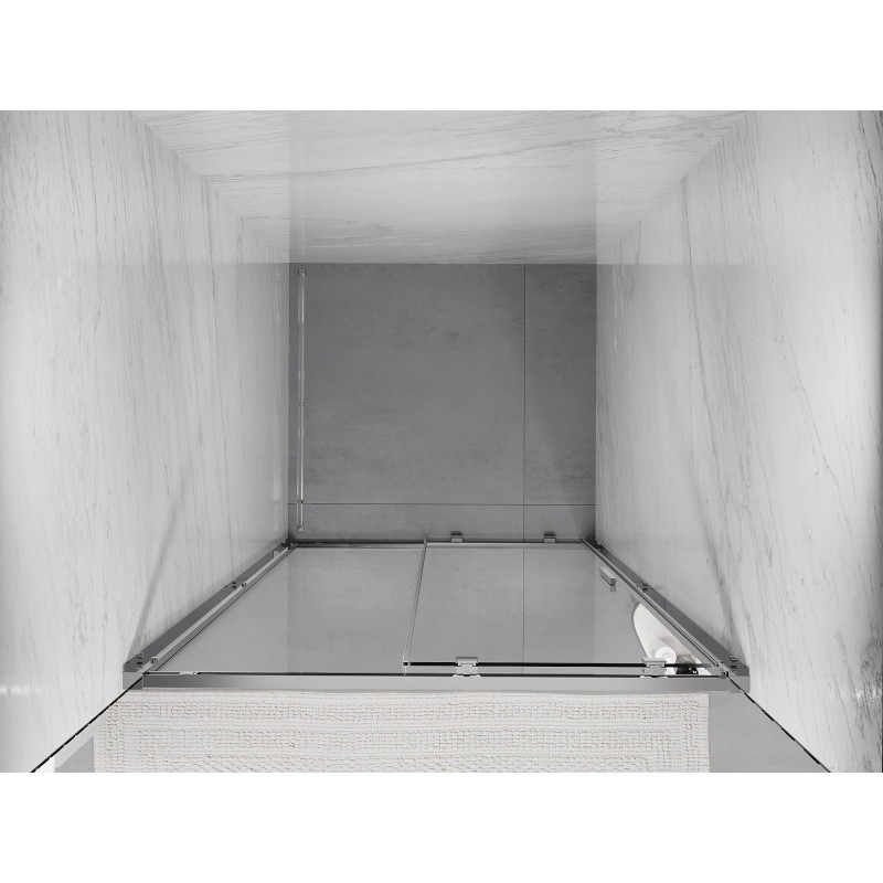 Mexen Exo-S posuvné sprchové dveře 110 cm, transparentní, chrom - 8151-110-000-01-00