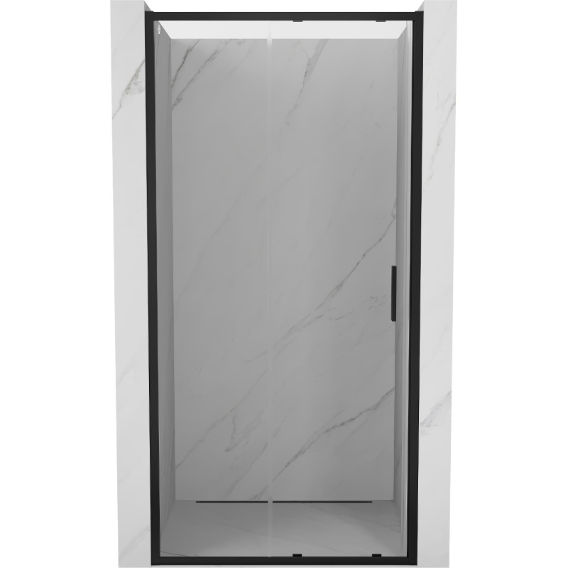 Mexen Exo-S posuvné sprchové dveře 110 cm, transparentní, černé - 8151-110-000-70-00