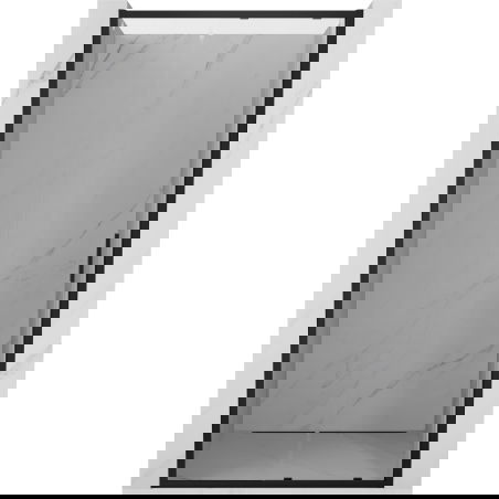 Mexen Exo posuvné sprchové dveře 100 cm, transparentní, černé - 8151-100-000-70-00