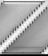 Mexen Exo sprchové dveře posuvné 145 cm, transparentní, černé - 8151-145-000-70-00