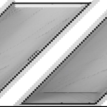 Mexen Exo posuvné sprchové dveře 150 cm, transparentní, černé - 8151-150-000-70-00