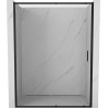 Mexen Exo-S posuvné sprchové dveře 150 cm, transparentní, černé - 8151-150-000-70-00