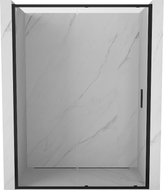 Mexen Exo-S posuvné sprchové dveře 150 cm, transparentní, černé - 8151-150-000-70-00