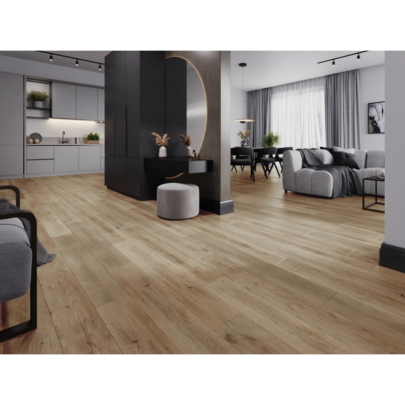 Mexen Spirit Lake vinylové panely 1227 x 187 mm LVT Dryback 2,5 mm, podložka PVC, 4 V-Fuga, Dub - F1301-1227-187-255-4V1-01
